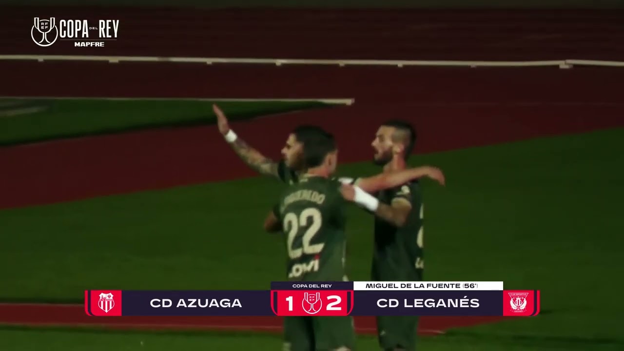 📹 RESUMEN | CD Azuaga 1-4 CD Leganés | Primera Ronda | Copa del Rey 2025/26