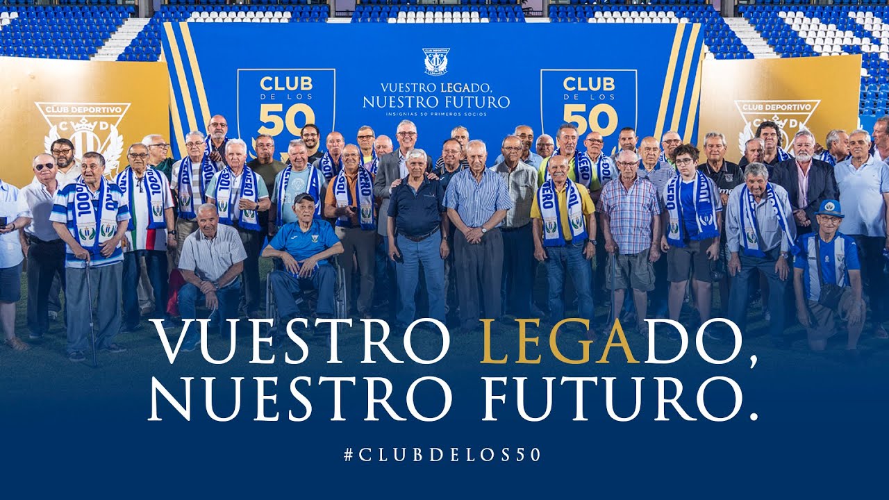 📹 El C.D. Leganés celebra la primera edición de "El Club de los 50" 🤍💙