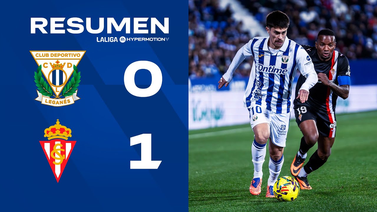 📹 RESUMEN | CD Leganés 0-1 Real Sporting | J19 | LALIGA Hypermotion