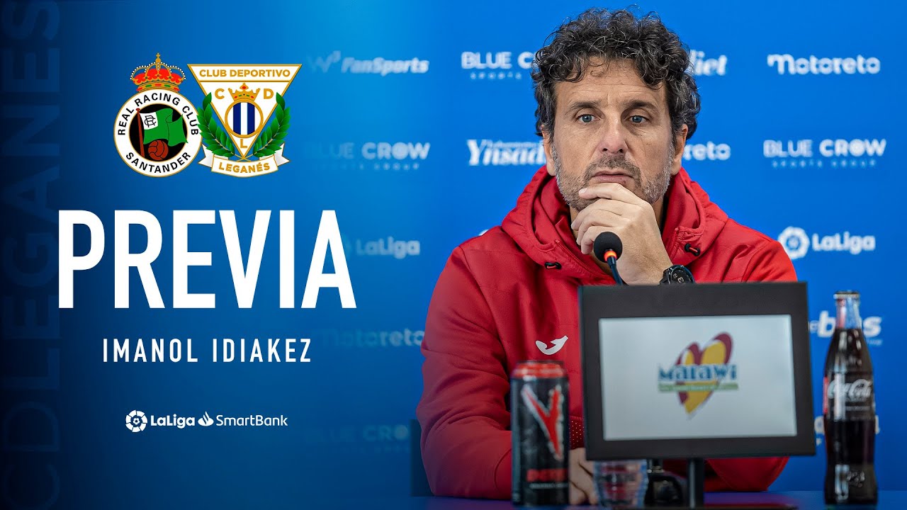 🎙 Rueda de prensa de Imanol Idiakez previa al #RacingLeganés | C.D. Leganés