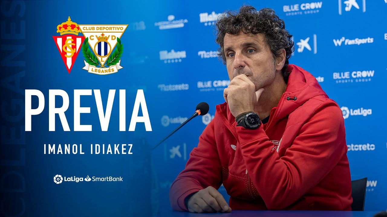 🎙 Rueda de prensa de Imanol Idiakez previa al #RealSportingLeganés | C.D. Leganés