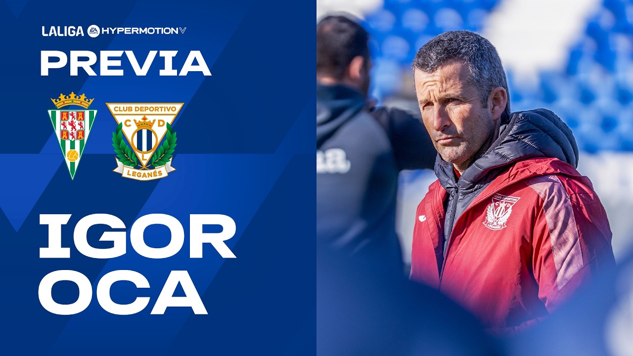 📹🎙️ Rueda de prensa de Igor Oca previa al #CórdobaLeganés