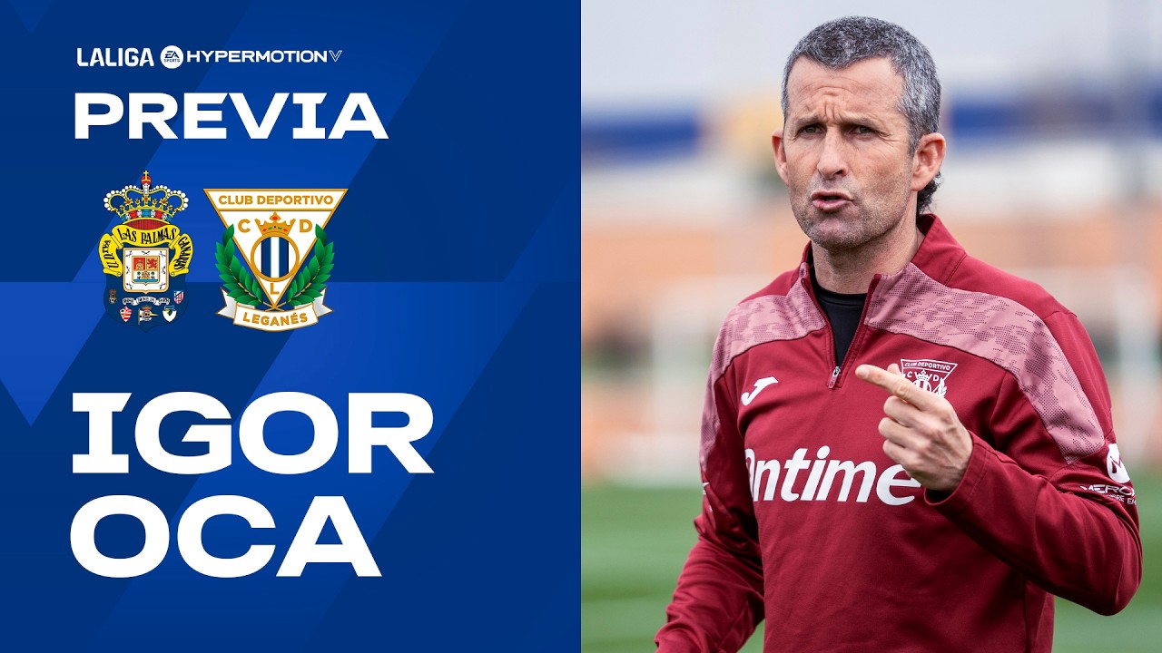 📹🎙️ Rueda de prensa de Igor Oca previa al #LasPalmasLeganés