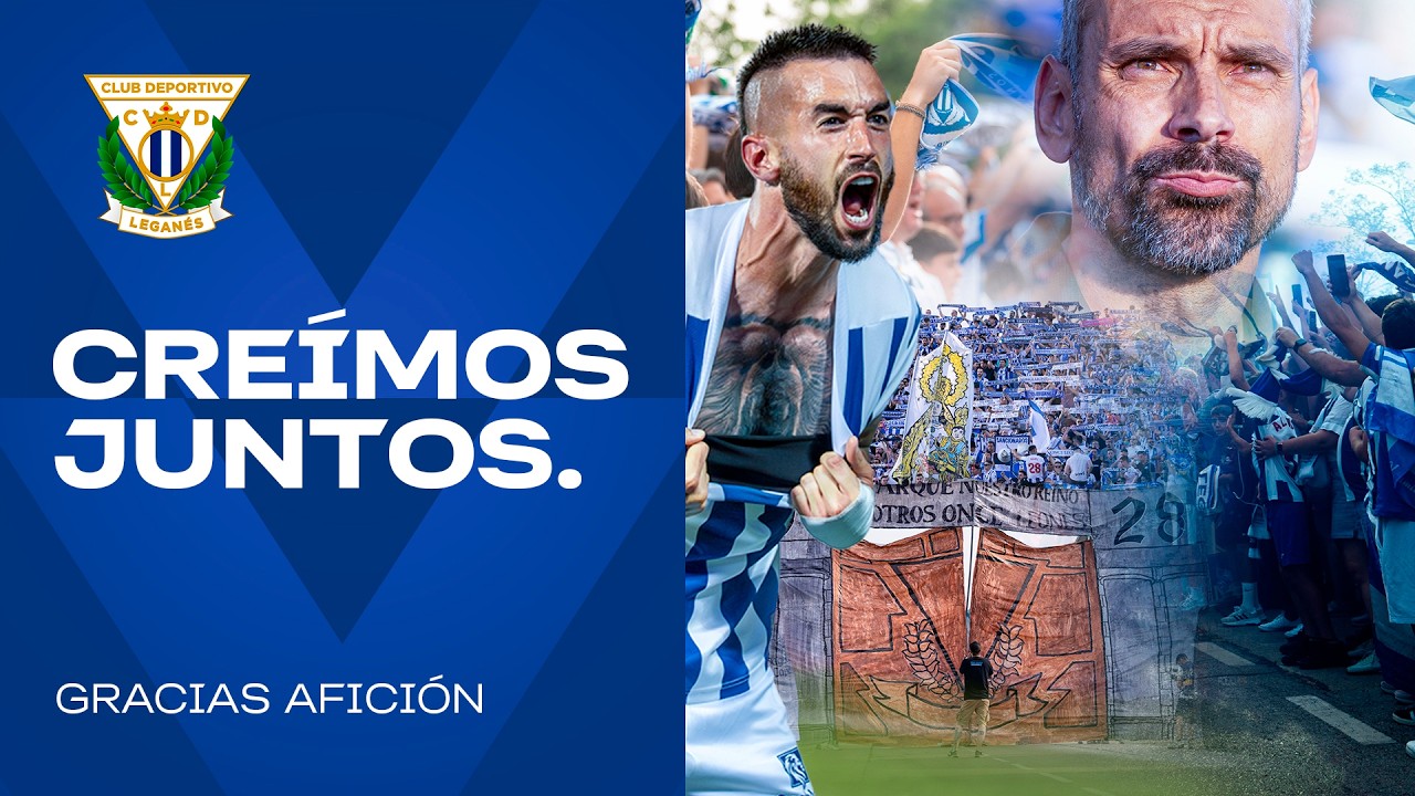 Creímos juntos. GRACIAS AFICIÓN 🤍💙